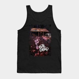 THE EVIL DEAD (1981) - Painted Poster (distressed) Tank Top